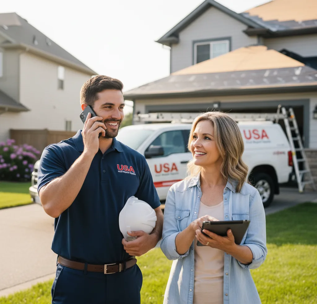 USA Roof Repair Experts customer support in Wilmette
